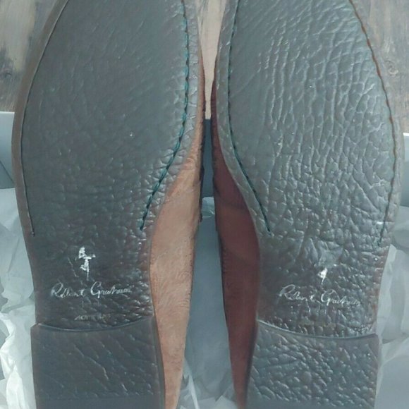 Robert Graham Seth Embossed Loafer Shoes Tan sz 8D Retail $298 main image 6